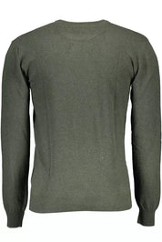 Green Wool Men Sweater