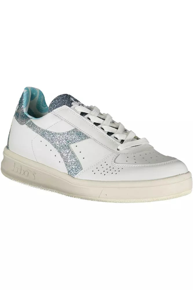 White Leather Women Sneaker