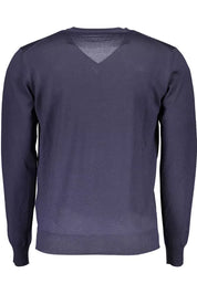 Blue Wool Men Sweater