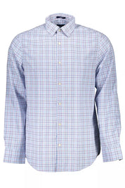 Light Blue Cotton Men Shirt