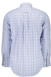 Light Blue Cotton Men Shirt