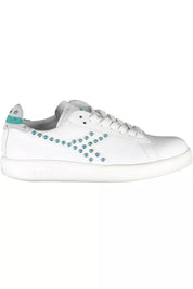 White Leather Women Sneaker