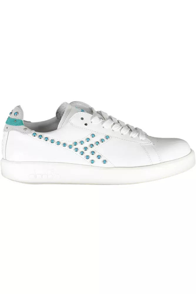 White Leather Women Sneaker