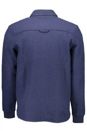 Blue Wool Men Sweater