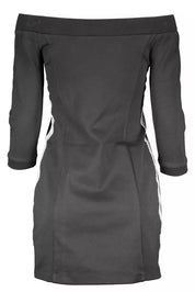 Black Polyester Women Dress