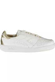 White Leather Women Sneaker