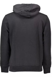 Black Cotton Men Sweater