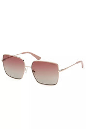 Gold Metal Women Sunglass