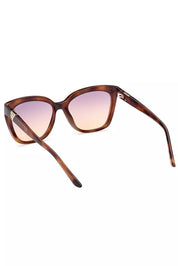 Brown Injected Women Sunglass