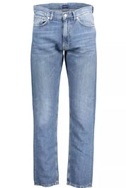 Blue Cotton Mens Jeans