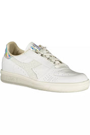 White Leather Women Sneaker