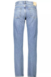 Light Blue Cotton Men Jean