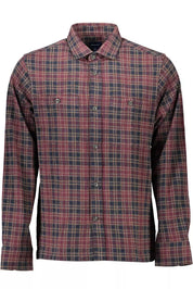 Brown Cotton Men Shirt