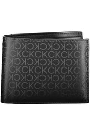 Black Polyester Men Wallet