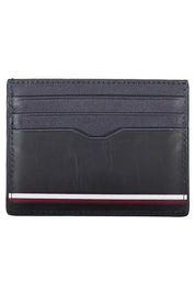 Blue Leather Men Wallet