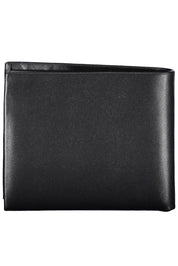 Black Polyester Men Wallet