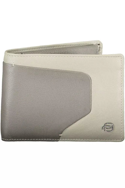 Sleek Bi-Fold Leather Wallet with RFID Block