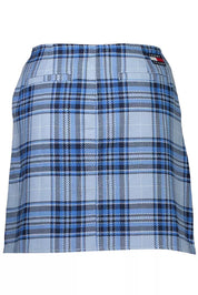 Light Blue Cotton Women Skirt