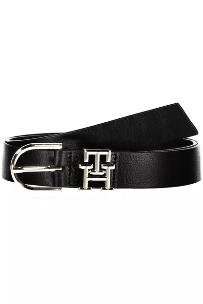 Black Leather Women Belt