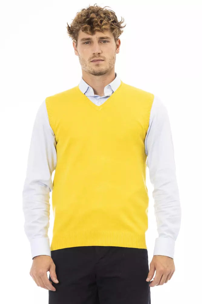 Gilet Viscose Jaune