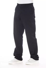 Blue Cotton Men's Pant