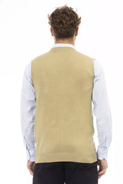 Gilet en viscose beige