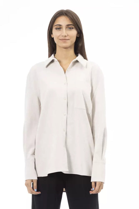 Chemise blanche en polyester