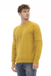 Pull en laine jaune