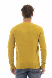 Pull en laine jaune