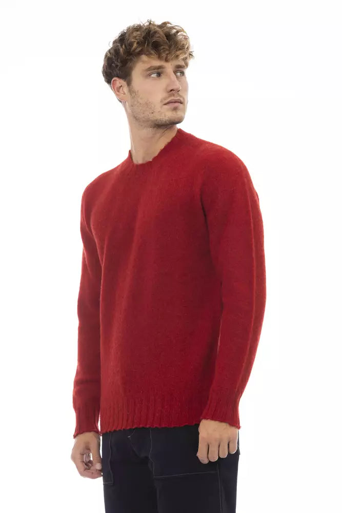 Pull en laine rouge