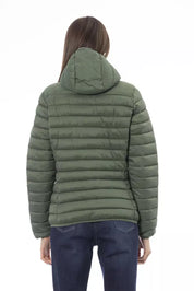 Green Nylon Women Jacket