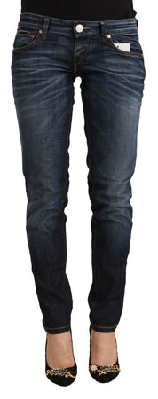 Chic Slim Fit Blue Washed Jeans