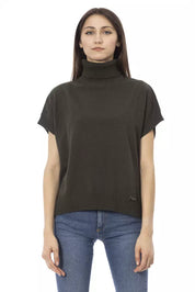 Pull en laine vert