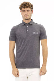 Polo en coton gris