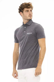 Polo en coton gris
