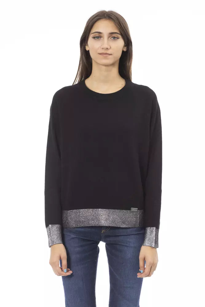 Pull en laine noir