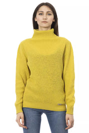 Pull en laine jaune