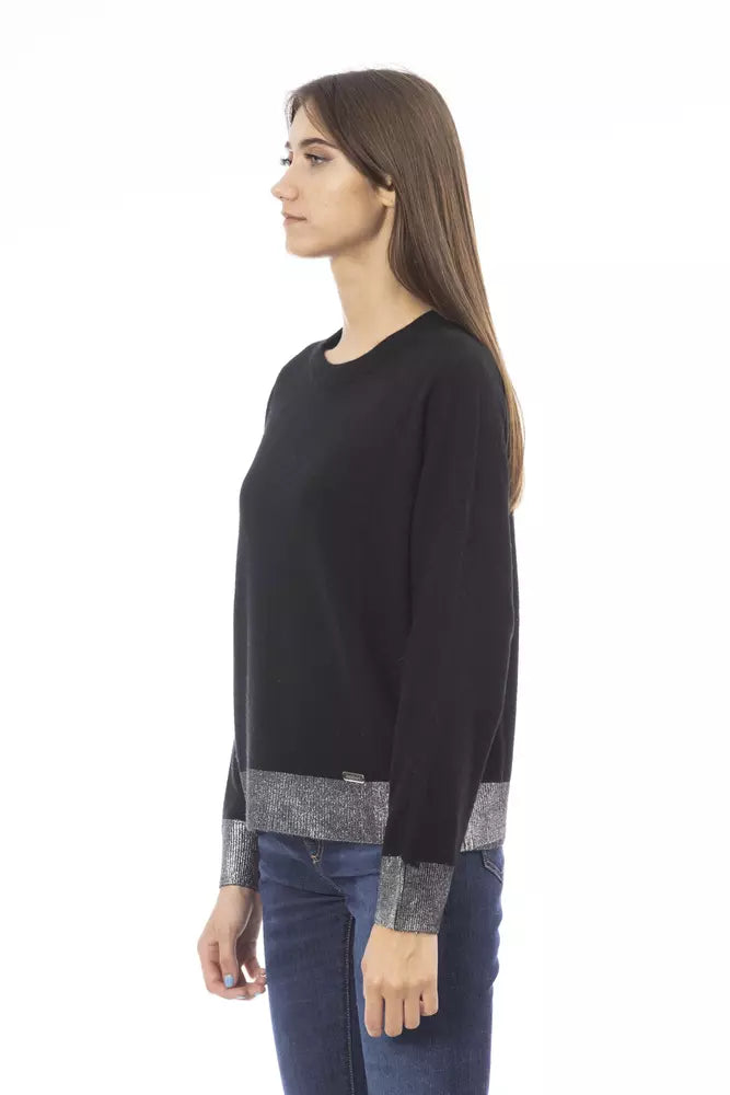 Pull en laine noir