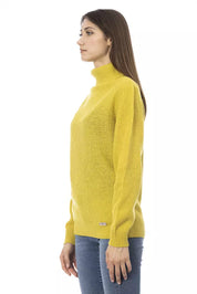 Pull en laine jaune