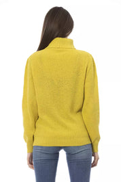 Pull en laine jaune