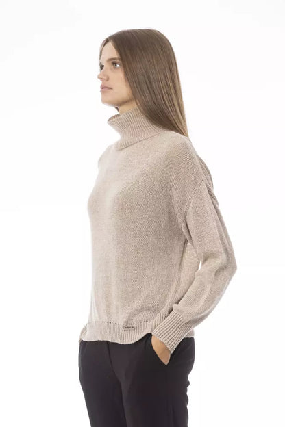 Pull Beige En Viscose