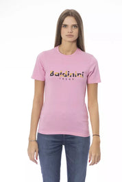 Rosa Baumwoll-Tops und T-Shirt