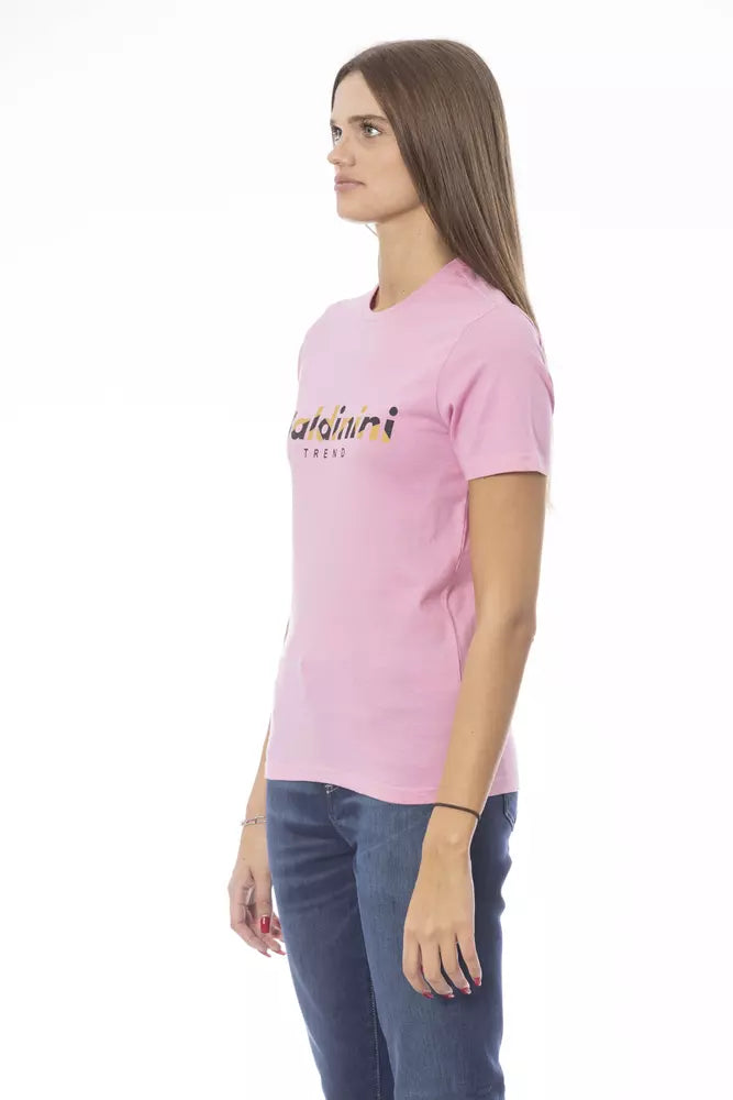 Rosa Baumwoll-Tops und T-Shirt