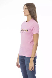 Rosa Baumwoll-Tops und T-Shirt