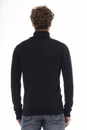 Blauer Modalpullover