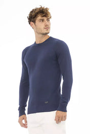 Blauer Modalpullover