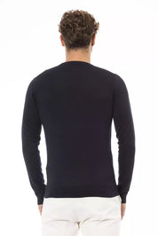 Blauer Modalpullover