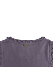 Purple cotton jersey dress
