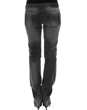 Chic Gray Straight Leg Denim Delight