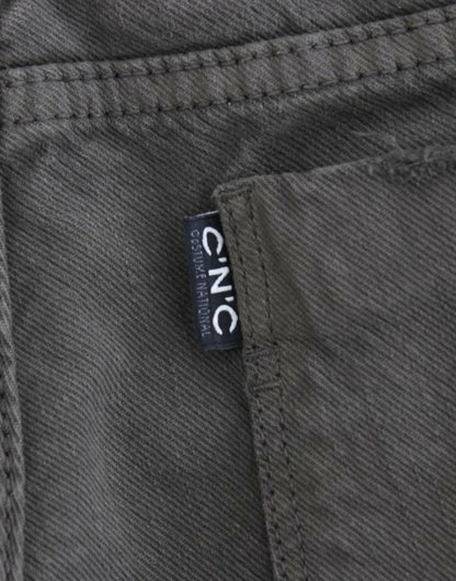 Grüne Slim-Leg-Jeans